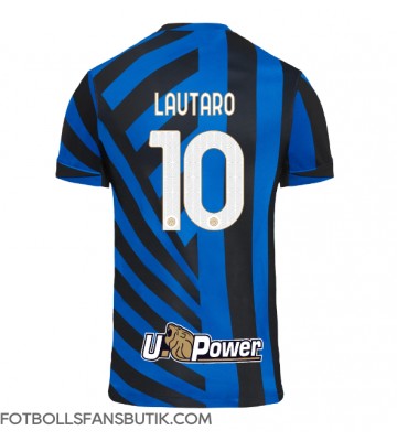 Inter Milan Lautaro Martinez #10 Replika Hemmatröja 2024-25 Kortärmad